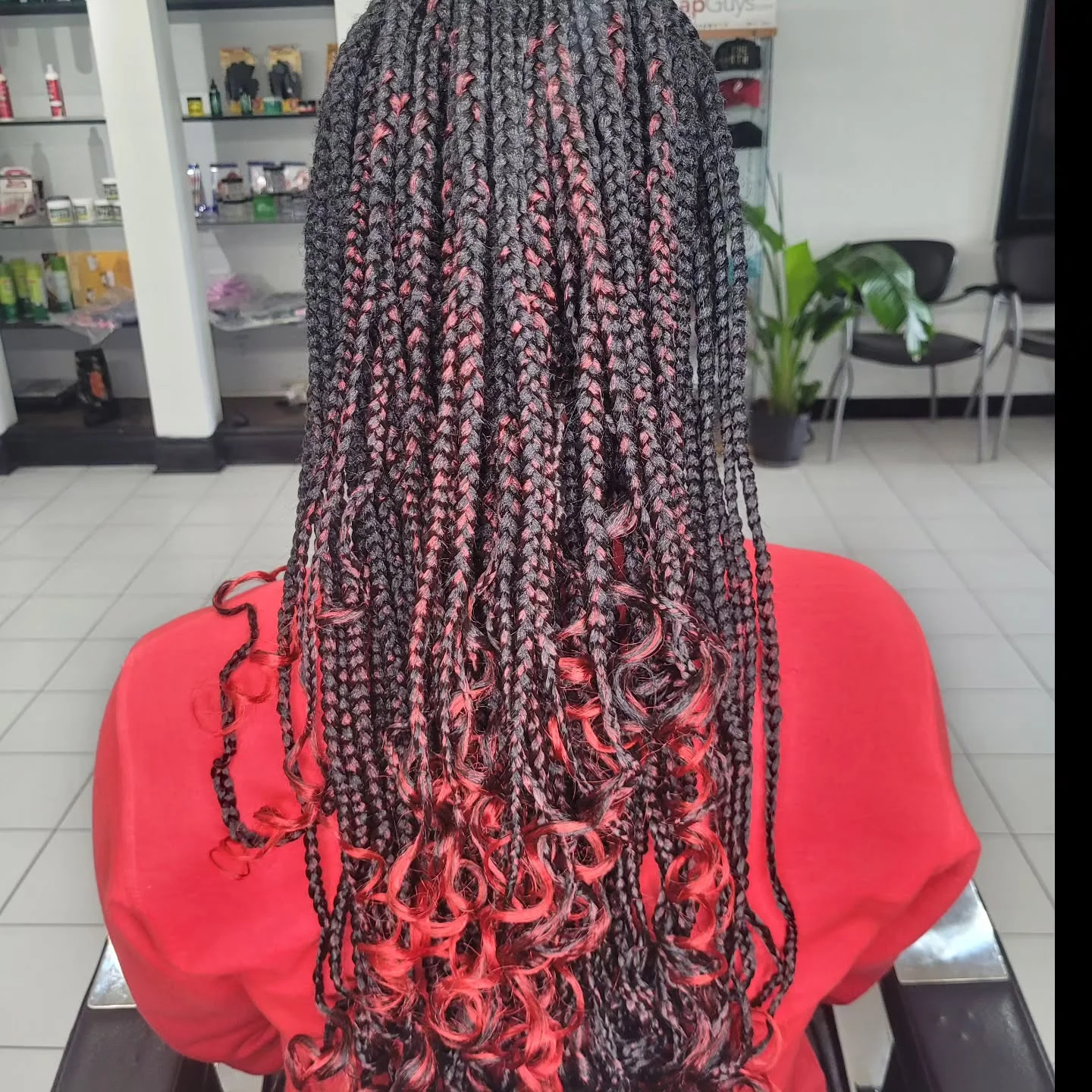 Knotless braids
